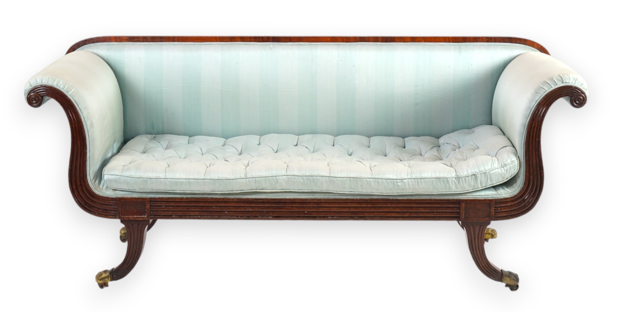 A Regency mahogany settee